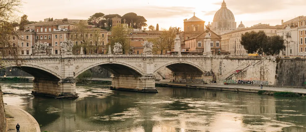 Catania bridge over water